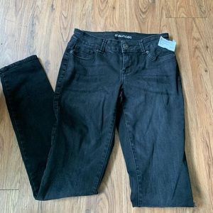 black slim fit jeans